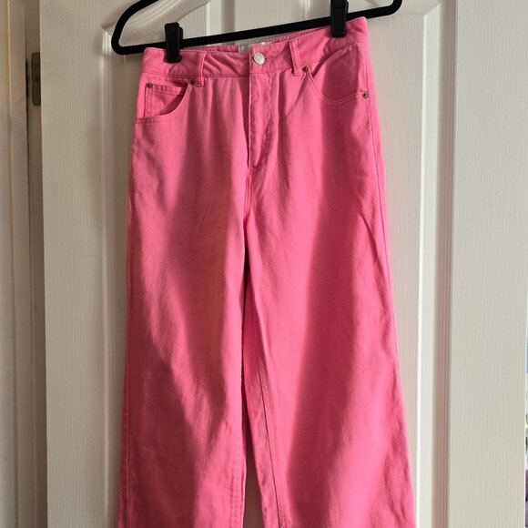 Simons twik pink folk fit straight leg denim - Picture 2 of 6